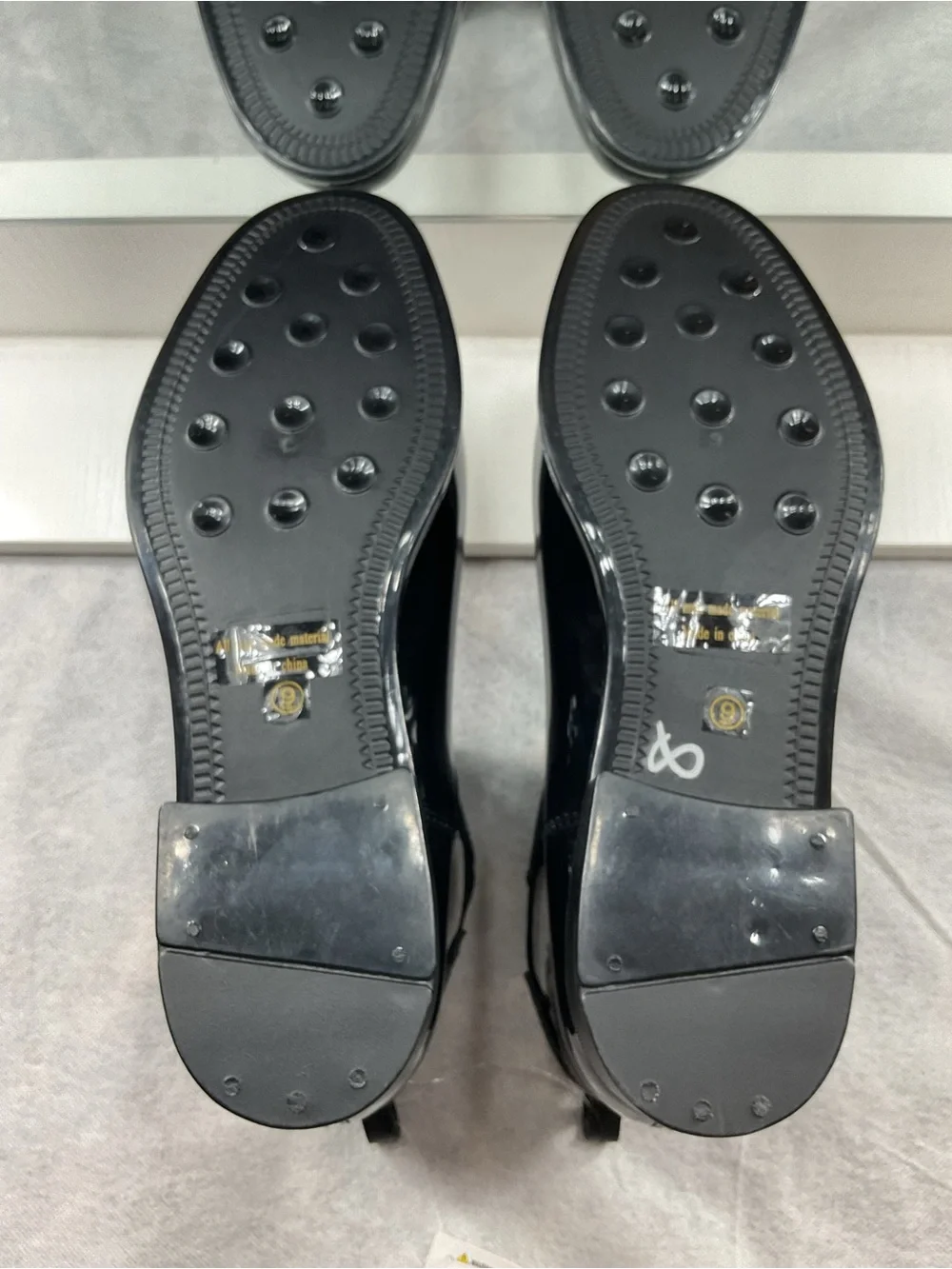Henry Ferrera Couture Black Gloss Chelsea Designer Fashion Stylish Rain Boots